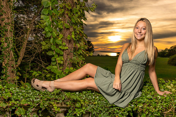 High school senior photo shoot