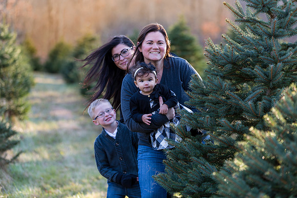 Holiday card photography